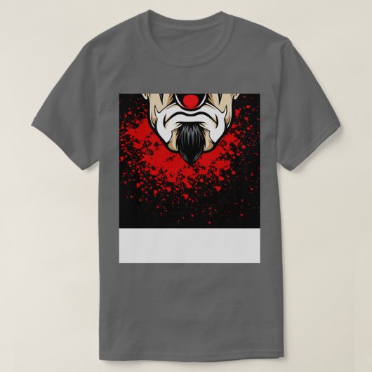Clowngesicht T-Shirt (Design vorne)