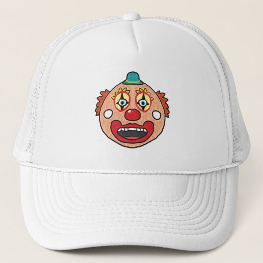 Clowngesicht Truckerkappe (Vorderseite)