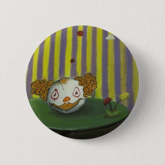 Clownhead in Mushroomland Button (Vorderseite)