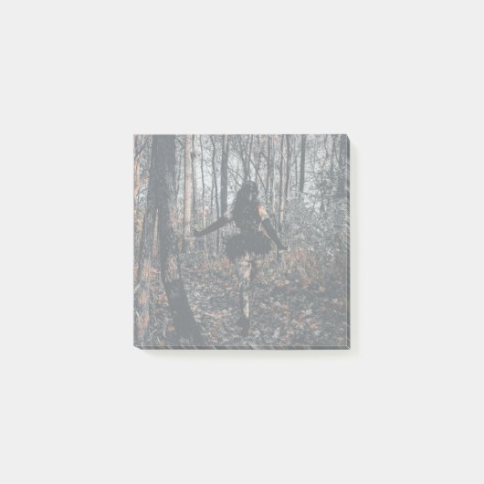 Clownin' in the woods post-it klebezettel (Vorderseite)