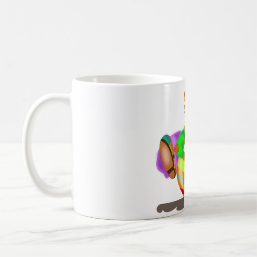 Clownkaffee-Tasse Kaffeetasse (Links)