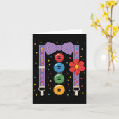 Clownkostüm 1 karte (Gelbe Blume)