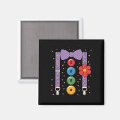 Clownkostüm 1 magnet (Vorderseite/Rückseite)