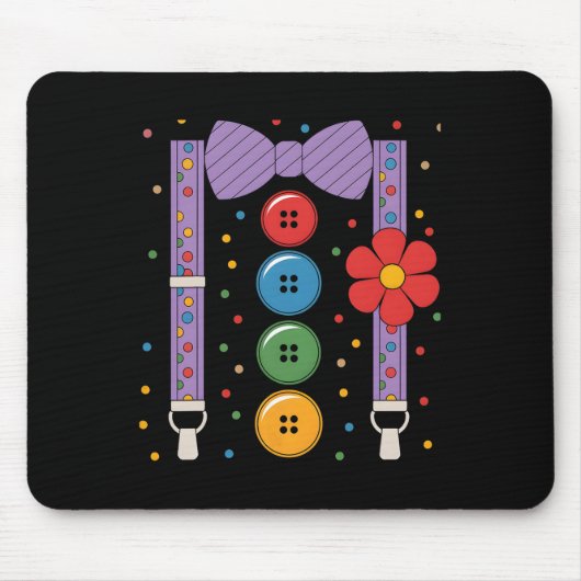 Clownkostüm 1 mousepad (Vorne)