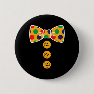 Clownkostüm Halloween Funny Circus Clown Geschenk Button