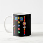 Clownkostüm Halloween Kaffeetasse (Links)