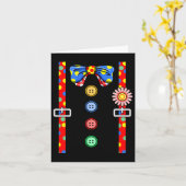 Clownkostüm Halloween Karte (Gelbe Blume)