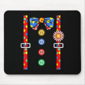 Clownkostüm Halloween Mousepad (Vorne)