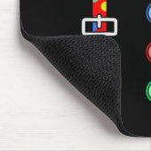 Clownkostüm Halloween Mousepad (Ecke)