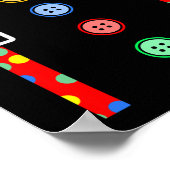 Clownkostüm Halloween Poster (Ecke)