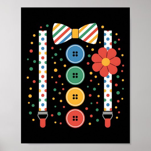 Clownkostüm Poster (Vorne)