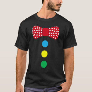Clownkostüm Zirkus Rainbow Halloween Carniv T-Shirt