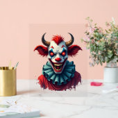 Clownkuh des Terrors Acrylschild (Hochzeit)