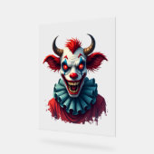 Clownkuh des Terrors Acrylschild (Winkel)