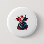 Clownkuh des Terrors Button (Vorderseite)