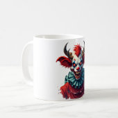 Clownkuh des Terrors Kaffeetasse (Vorderseite Links)