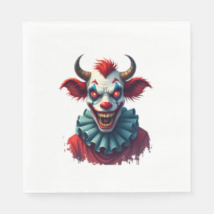 Clownkuh des Terrors Serviette