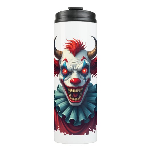 Clownkuh des Terrors Thermosbecher (Vorderseite)