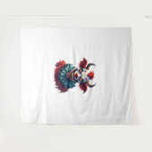 Clownkuh des Terrors Wandteppich (Vorderseite (Horizontal))