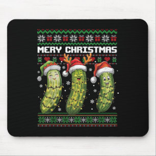 Clownliebhaber Lustige Weihnachts-Pyjama-Familie O Mousepad