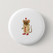 Clownmaus Button (Vorderseite)