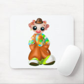 Clownmäuse-Pad - Benutzerdefinierte Farben - Text Mousepad (Mit Mouse)