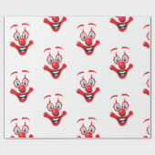 Clownmuster Geschenkpapier (Flach)