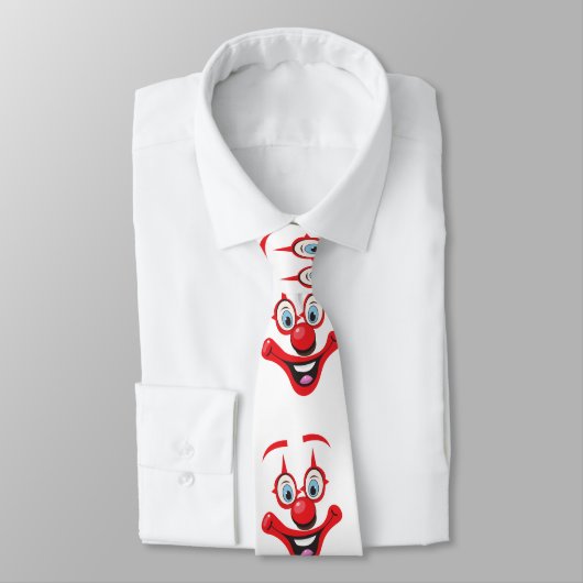 Clownmuster Krawatte (Gebunden)