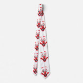 Clownmuster Krawatte (Rückseite)