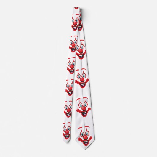 Clownmuster Krawatte (Rückseite)