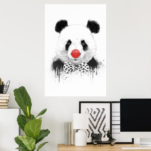 Clownpanda Poster (Heimbüro)