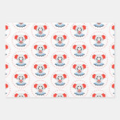 Clownpapier Geschenkpapier Set (Vorderseite 3)