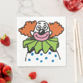 Clownpapier Napkins Serviette (Beispiel)