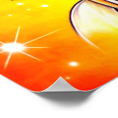 Clownplakat lachen poster (Ecke)