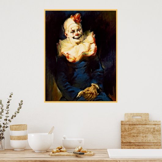 Clownpostermalerei 9 poster (Küche)