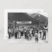 Clowns am Arbeitstag, 1940 Postkarte (Vorne/Hinten)