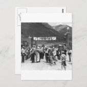 Clowns am Arbeitstag, 1940 Postkarte (Vorne/Hinten)