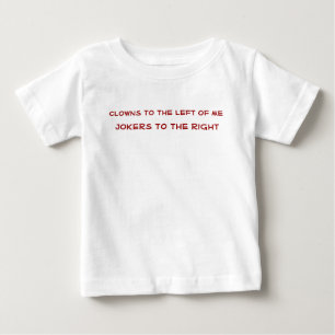Clowns auf der linken Seite ich, Joker rechts Baby T-shirt