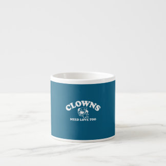 Clowns brauchen auch Liebe Espressotasse