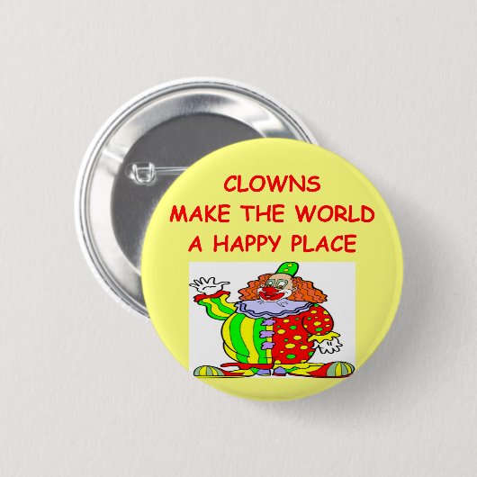 Clowns Button (Vorne & Hinten)