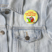 Clowns Button (Beispiel)