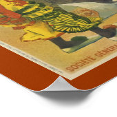 Clowns Cirage Jacquot Vintag Art Poster (Ecke)