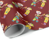 Clowns Geschenkpapier (Rolleneckpunkt)