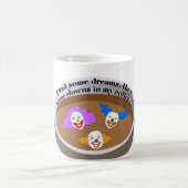 Clowns in meiner Kaffee-Tasse Kaffeetasse (Mittel)