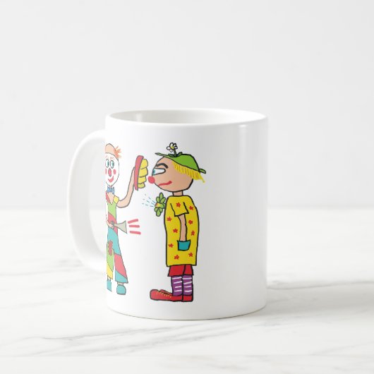 Clowns Kaffeetasse (Vorderseite Links)