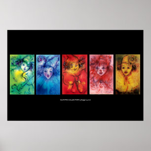 CLOWNS KOLLEKTION / Venezianischer Maskenball Poster
