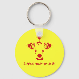 Clowns ließen mich es tun schlüsselanhänger