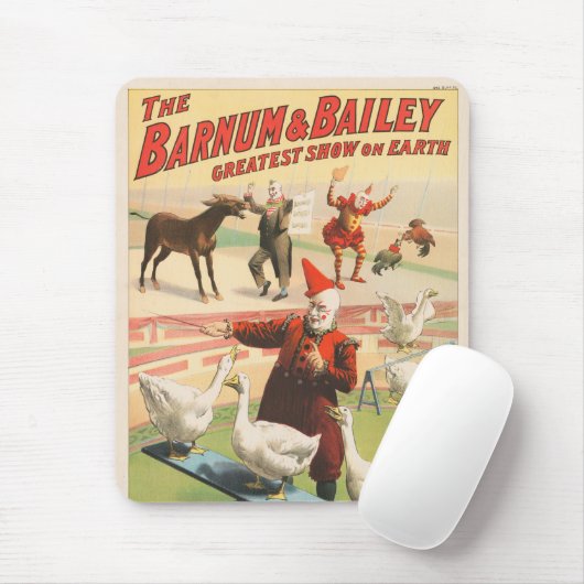 Clowns mit Darstellenden Gänsen, Roosters & Donkey Mousepad (Mit Mouse)