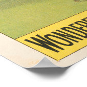 Clowns mit Darstellenden Gänsen, Roosters & Donkey Poster (Ecke)