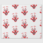 Clowns-Muster Geschenkpapier (Flach)